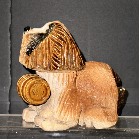 Vintage Artesania Rinconada St. Bernard #118 Figurine Pure Bred Dog Series! - Picture 3 of 7